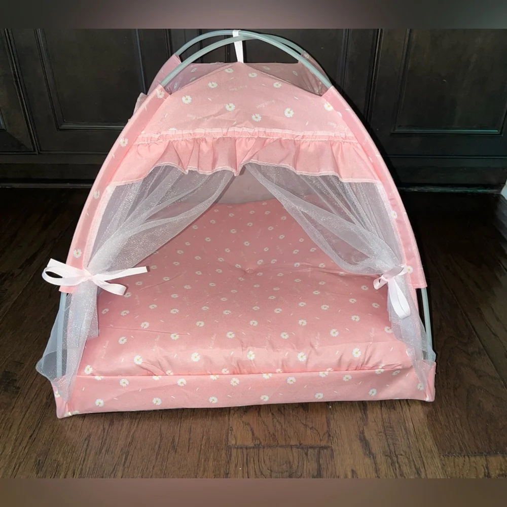Pink Princess Pet Tent Dog/Cat